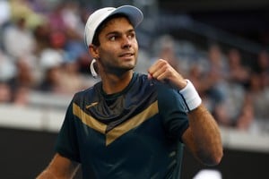 Facundo Diaz Acosta logró su primera victoria en el cuadro principal de París. Crédito: Reuters.