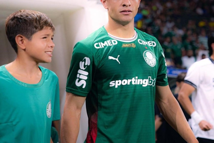 En Palmeiras, uno de los grandes de Brasil. Gentileza