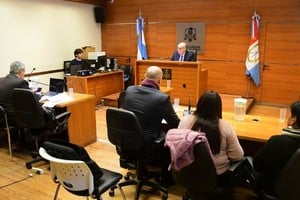 Comenzó el juicio oral por la muerte de Diego Román en Recreo. Policial. Foto: Guillermo Di Salvatore