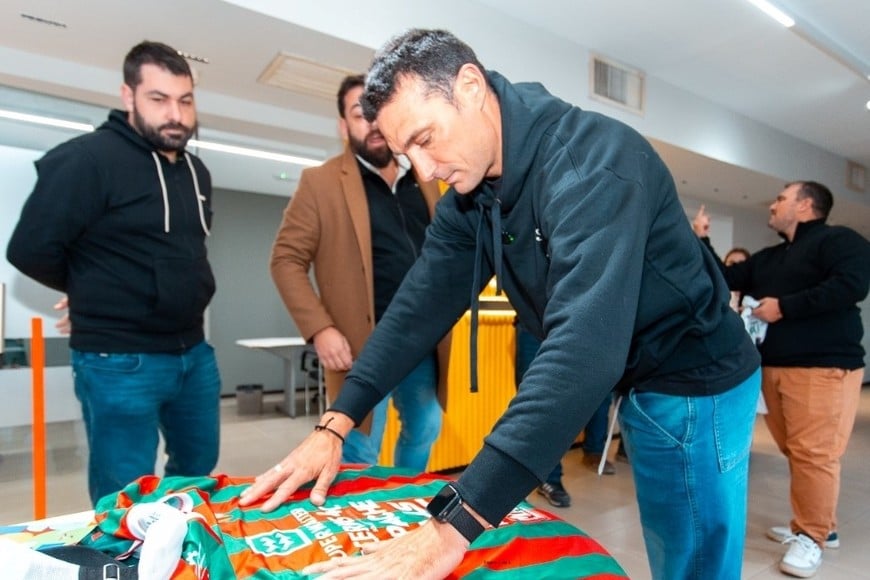 Scaloni en Las Parejas