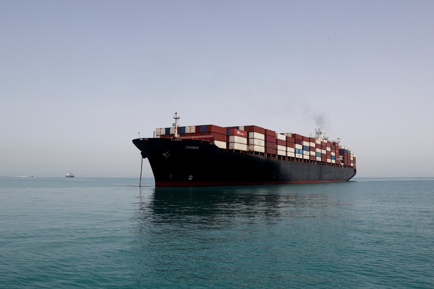 Vessels in the Strait of Hormuz, Iran, May 22, 2026. Majid Asgaripour/WANA (West Asia News Agency) via REUTERS ATTENTION EDITORS - THIS PICTURE WAS PROVIDED BY A THIRD PARTY