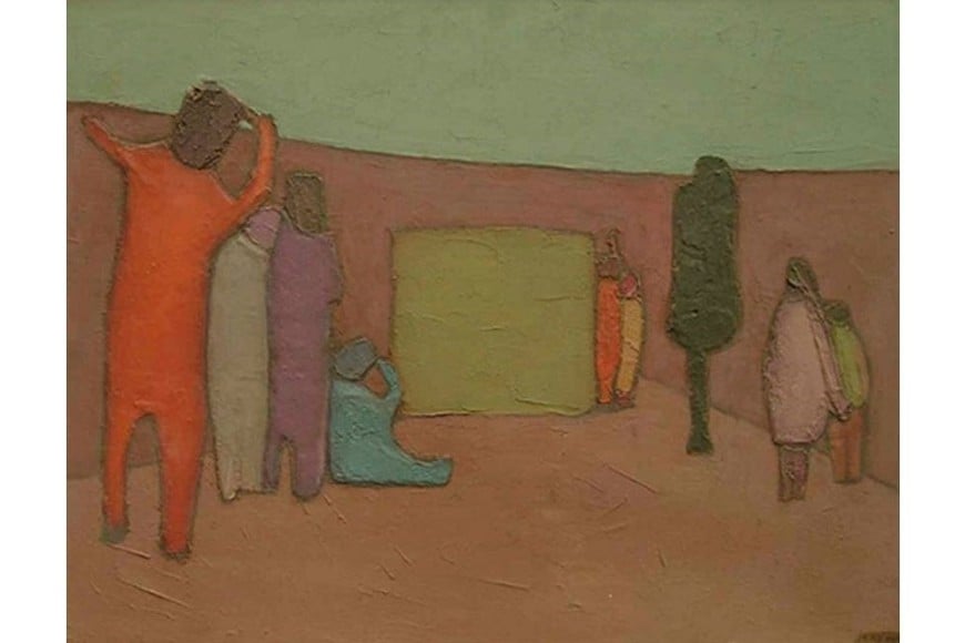 "Los comechingones" de Manuel Reyna. Foto: Arte de la Argentina