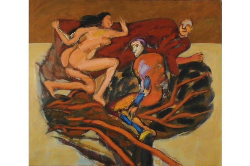 "La ronda" de Eduardo Giusiano. Foto: Museo Nacional de Bellas Artes
