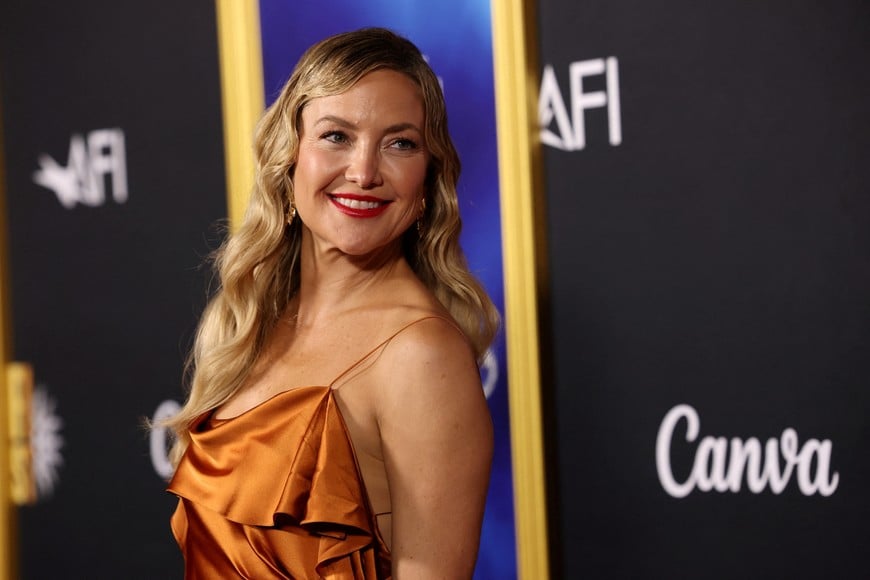 Cast member Kate Hudson at a premiere for the film Song Sung Blue during AFI Fest in Los Angeles, California, U.S., October 26, 2025. REUTERS/Mario Anzuoni