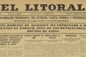 Los santafesinos accedían a información internacional de la jornada a través de cables telegráficos.