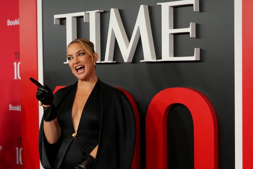 Kate Hudson attends the TIME100 gala, celebrating the magazine's annual list of the 100 Most Influential People in the World, in New York City, U.S., April 23, 2026. REUTERS/Adam Gray