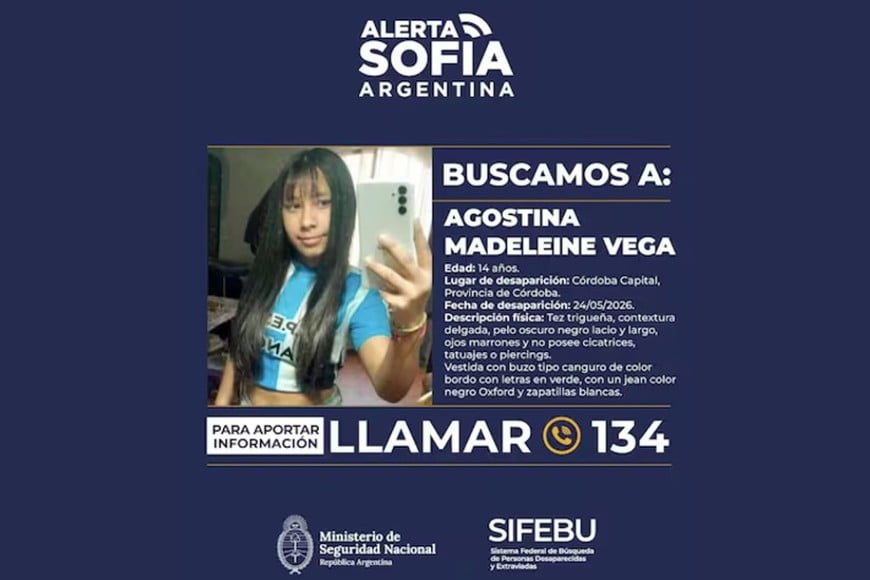 Analizan un mensaje que recibió la mamá de Agostina.