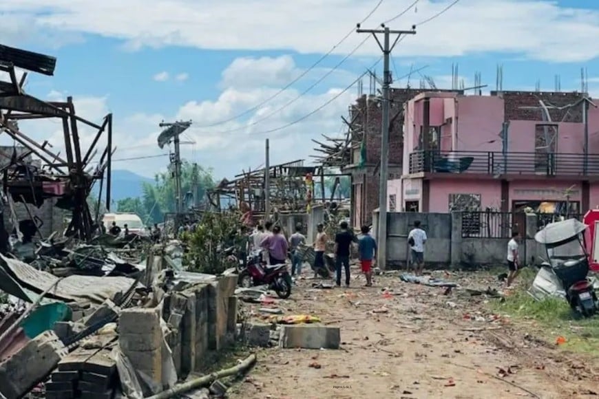Hay al menos 45 muertes y decenas de heridos. Gentileza Global Times