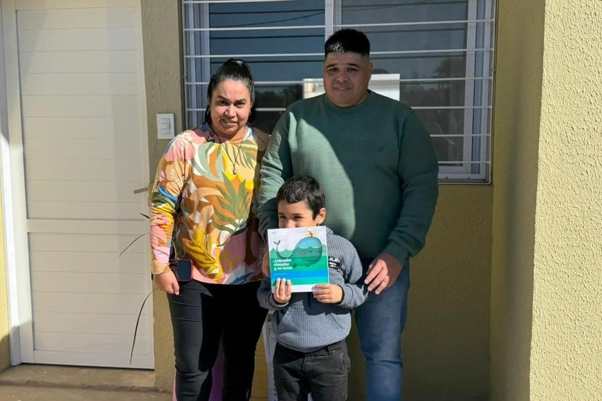 La actividad en Hersilia formó parte de una agenda habitacional desplegada en distintas localidades del departamento San Cristóbal.