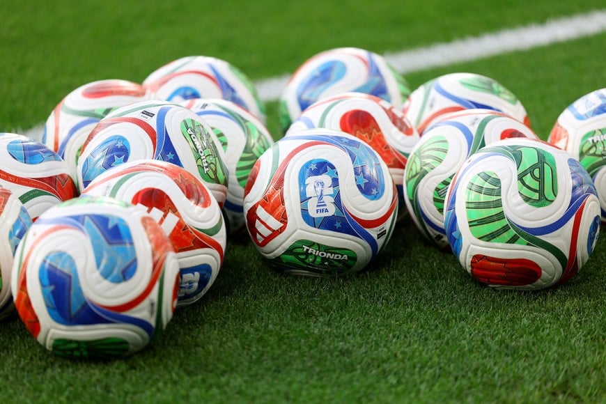Soccer Football - International Friendly - Turkey v North Macedonia - Sukru Saracoglu Stadium, Istanbul, Turkey - June 1, 2026
General view of the match balls before the match REUTERS/Murad Sezer