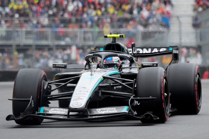 Formula One F1 - Canadian Grand Prix - Circuit Gilles Villeneuve, Montreal, Quebec, Canada - May 24, 2026
Mercedes' Andrea Kimi Antonelli in action during the race REUTERS/Mathieu Belanger