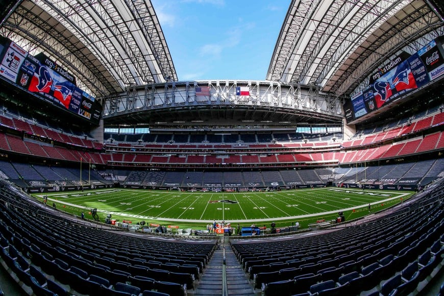 FILE PHOTO: Nov 22, 2020; Houston, Texas, USA; General view inside NRG Stadium before a game between the Houston Texans and the New England Patriots. Mandatory Credit: Troy Taormina-USA TODAY Sports/File Photo