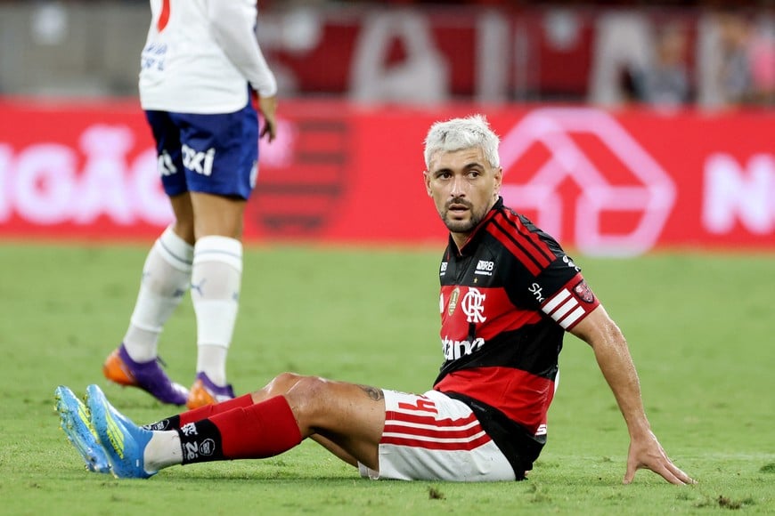 Soccer Football - Brasileiro Championship - Flamengo v Bahia - Estadio Maracana, Rio de Janeiro, Brazil - April 19, 2026
Flamengo's Giorgian de Arrascaeta during the match REUTERS/Sergio Moraes