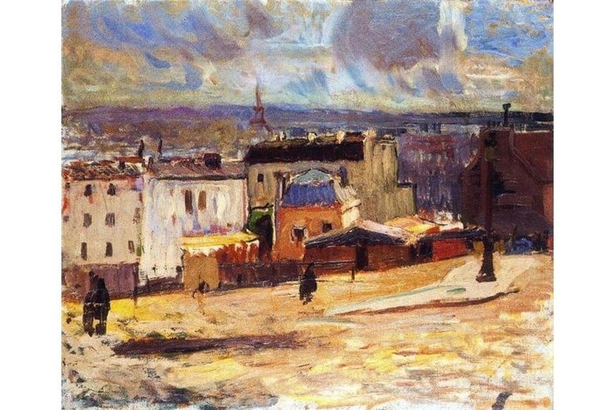 "Vista de París desde Montmartre" . Foto: Museo de Bellas Artes, Reims
