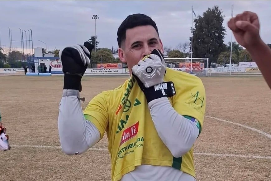 Ignacio Benegas, el héroe de la victoria de Atlético Tostado. Foto: Prensa Atlético Tostado.