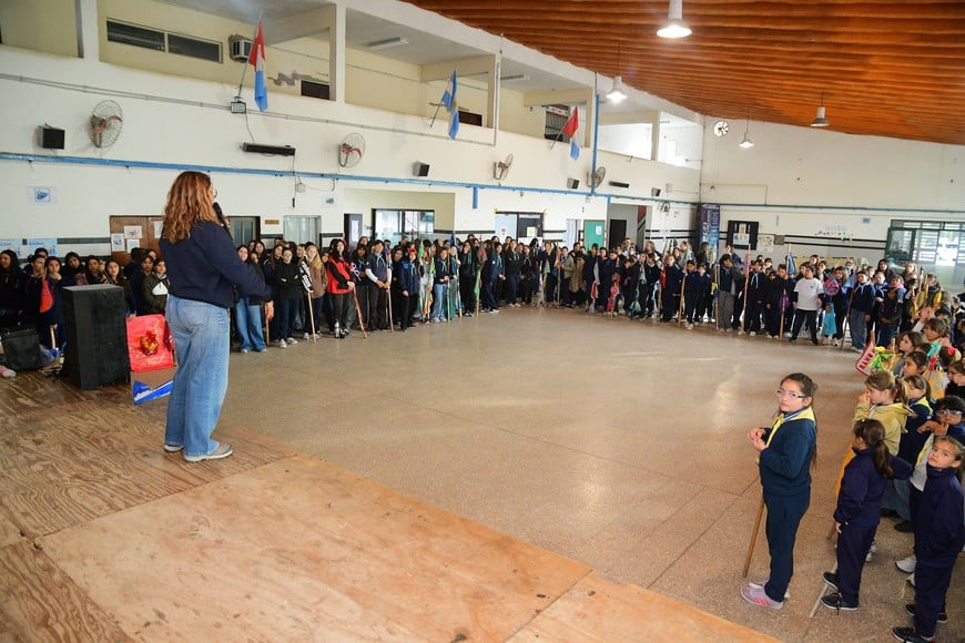 El encuentro buscó despertar vocaciones vinculadas a las disciplinas Steam y promover la participación activa de las jóvenes. Foto: Guillermo Di Salvatore