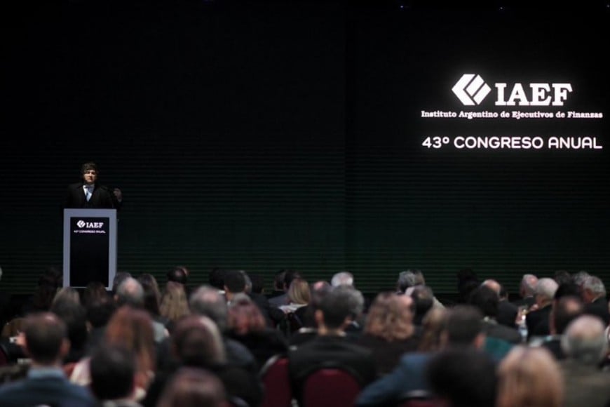 El discurso de Milei en el  IAEF.