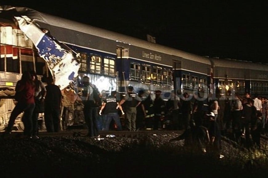 Choque de trenes en San Miguel 2011