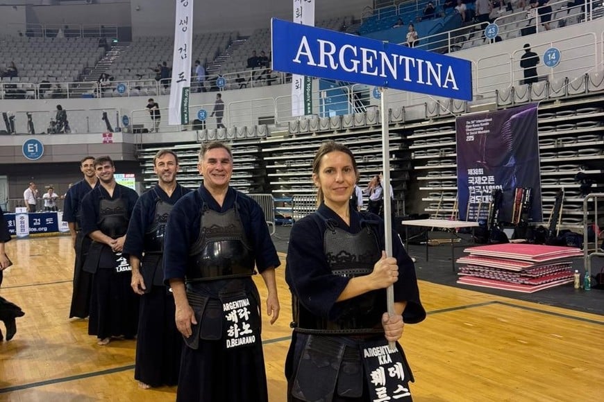 Con orgullo, Argentina presente en Corea. Gentileza.