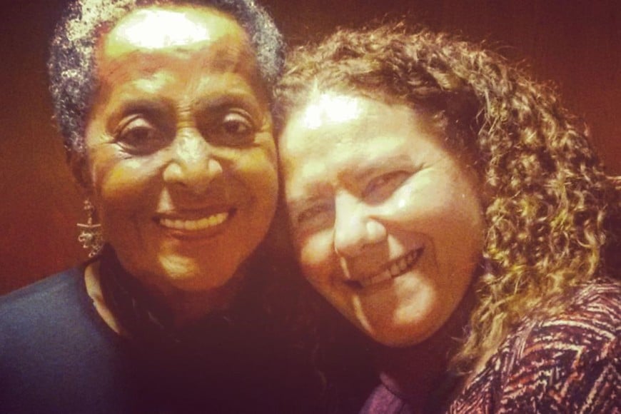 Silvia Majul: Con la cantante peruana Susana Baca