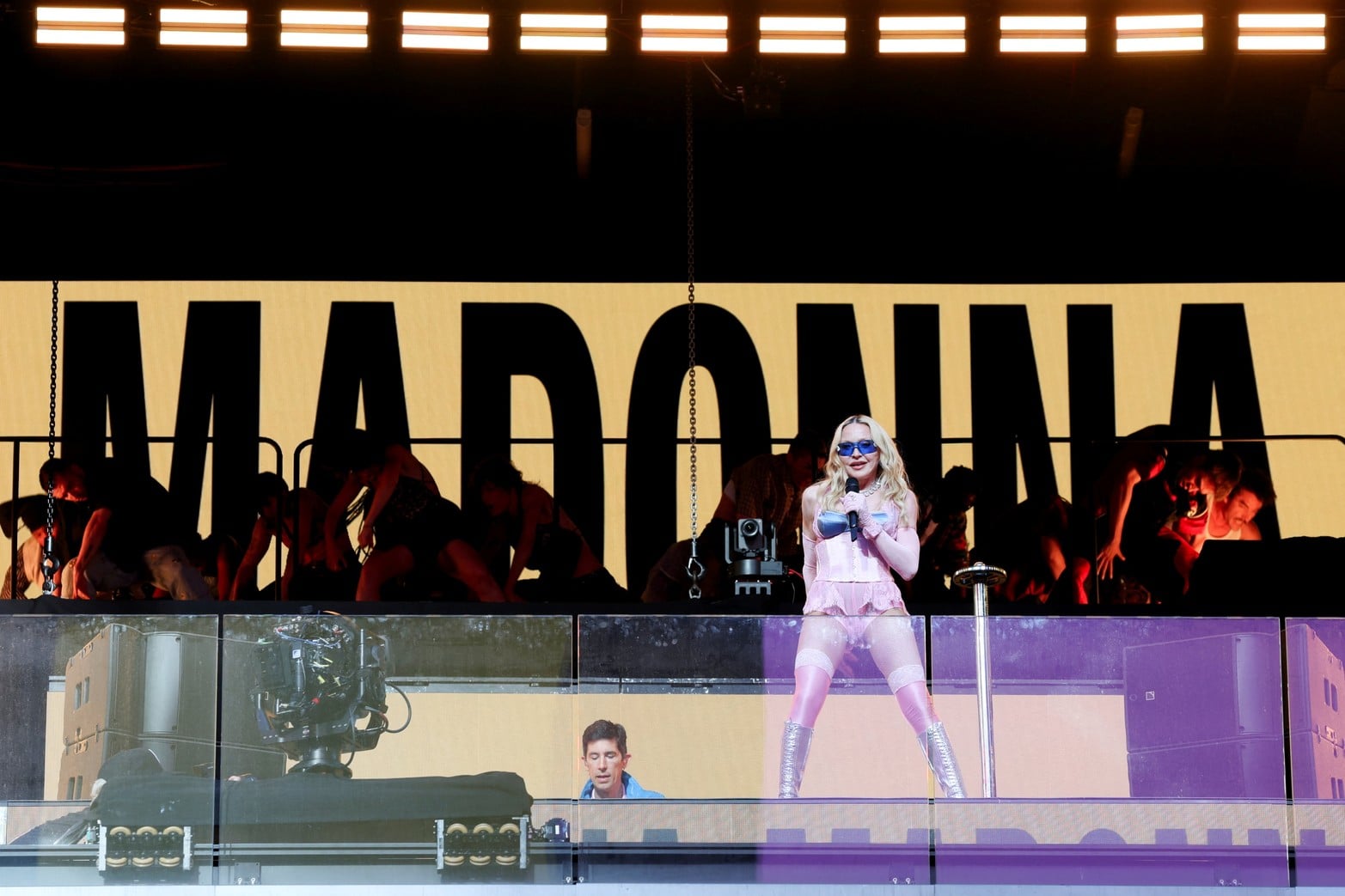 Madonna sorprendió con un concierto gratuito en Times Square