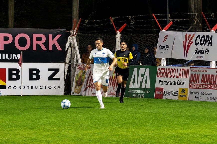 El 10 fue una de las figuras en la clasificación de Los Andes. Foto: Pablo Busso.