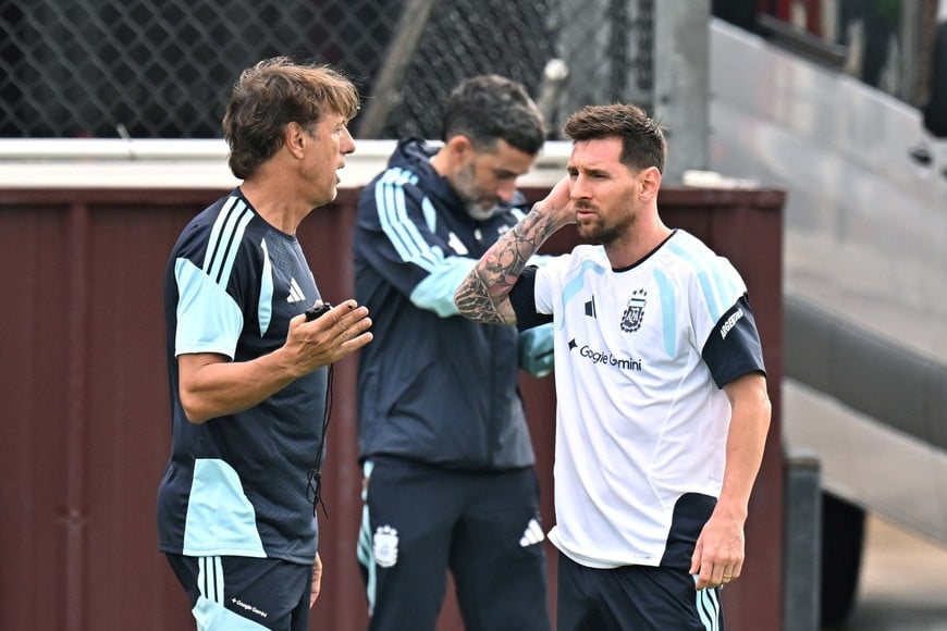 Soccer Football - International Friendly - Argentina Training - Kyle Field Stadium, College Station, Texas, U.S. - June 5, 2026
Argentina's Lionel Messi during training IMAGN IMAGES via Reuters/Maria Lysaker