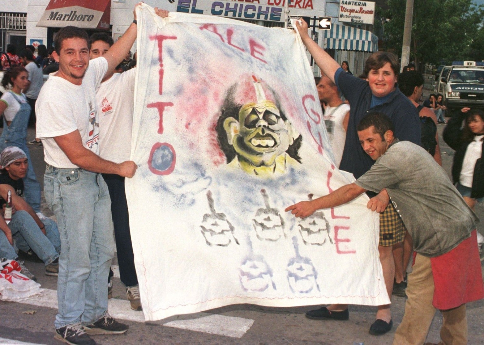 En la calle con los trapos. Recitales de los Redonditos de Ricota en Santa Fe en los años 96 y 97