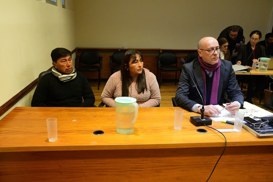 juicio muerte diego roman acusados reyes y vega. Foto: Guillermo Di Salvatore