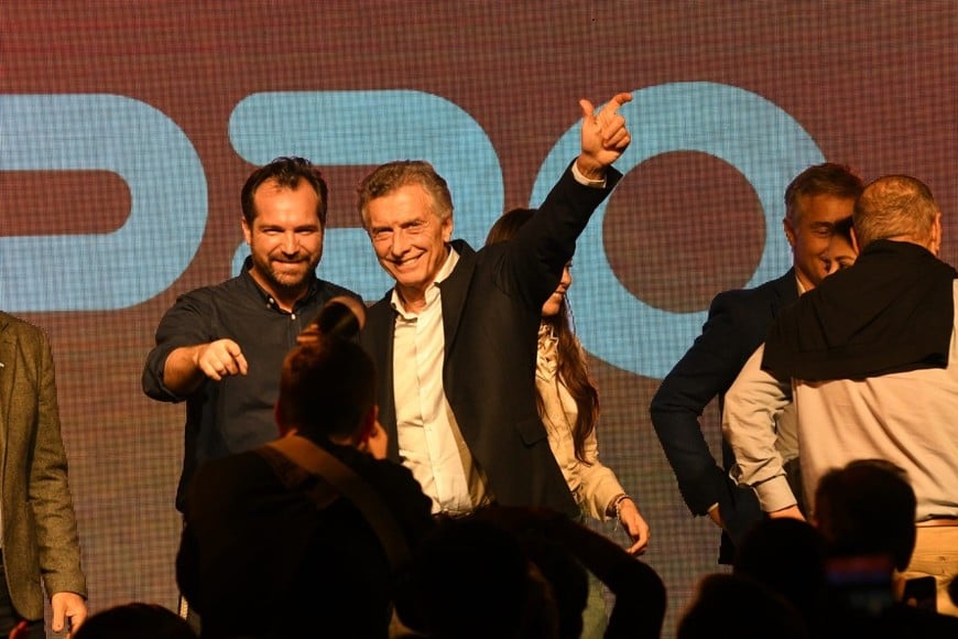 Mauricio Macri este viernes en Santa Fe. Crédito: Manuel Fabatía