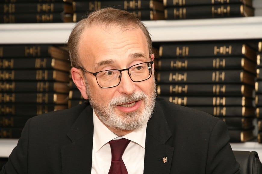 Embajador de Ucrania, Yurii Klymenko. Crédito: Manuel Fabatía