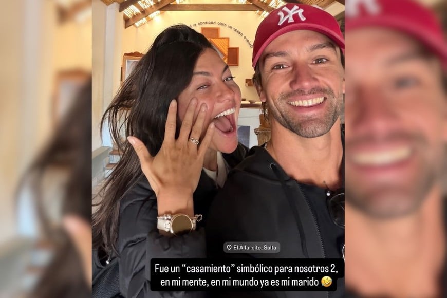 La modelo compartió detalles de la íntima ceremonia que vivió junto a su pareja en Salta.