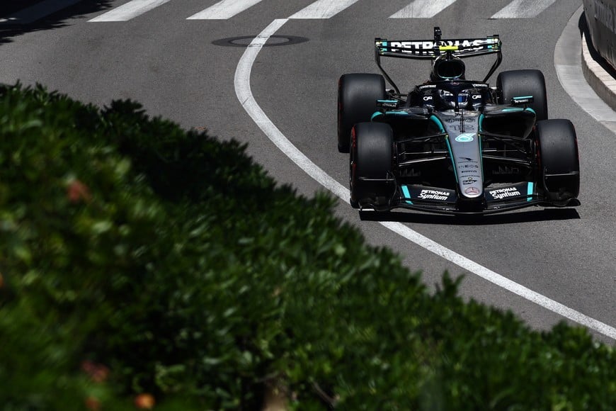 Formula One F1 - Monaco Grand Prix - Circuit de Monaco, Monaco - June 6, 2026
Mercedes' Kimi Antonelli in action during practice REUTERS/Jakub Porzycki