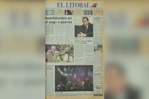 Cuando los Redondos ocuparon la tapa de El Litoral.