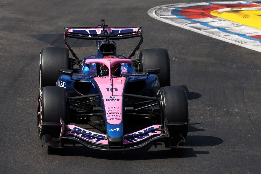 Formula One F1 - Monaco Grand Prix - Circuit de Monaco, Monaco - June 7, 2026
Alpine's Pierre Gasly in action during the race REUTERS/Yves Herman/Pool