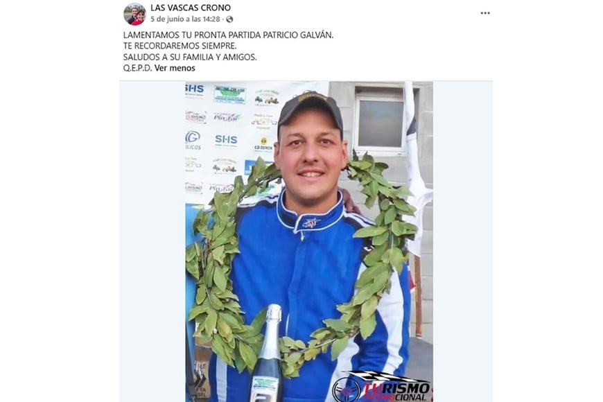 La comunidad del deporte motor expresó su dolor por la pérdida.
