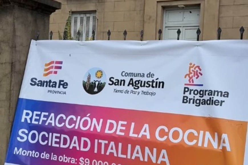 La Sociedad Italiana de San Agustín renovará sus instalaciones gracias a un aporte provincial
