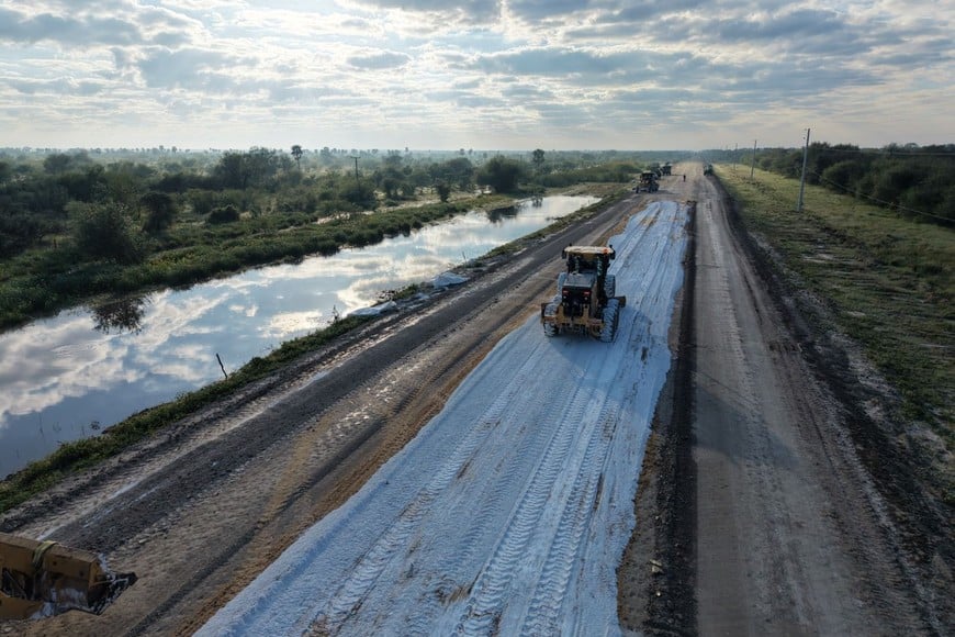 Avanza la pavimentación de la Ruta 31: ya se completó más del 80 % de la obra
