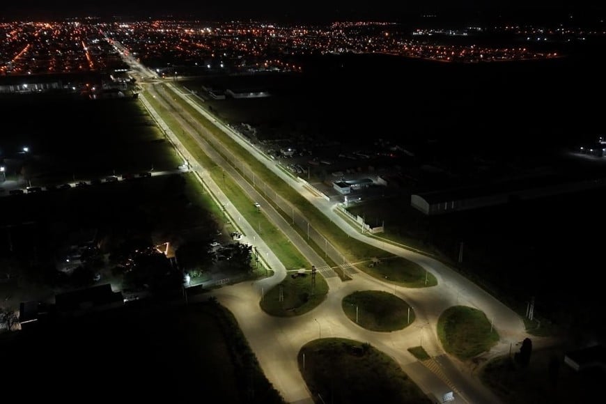 Rafaela renovó su Acceso Oeste con una moderna avenida de doble calzada