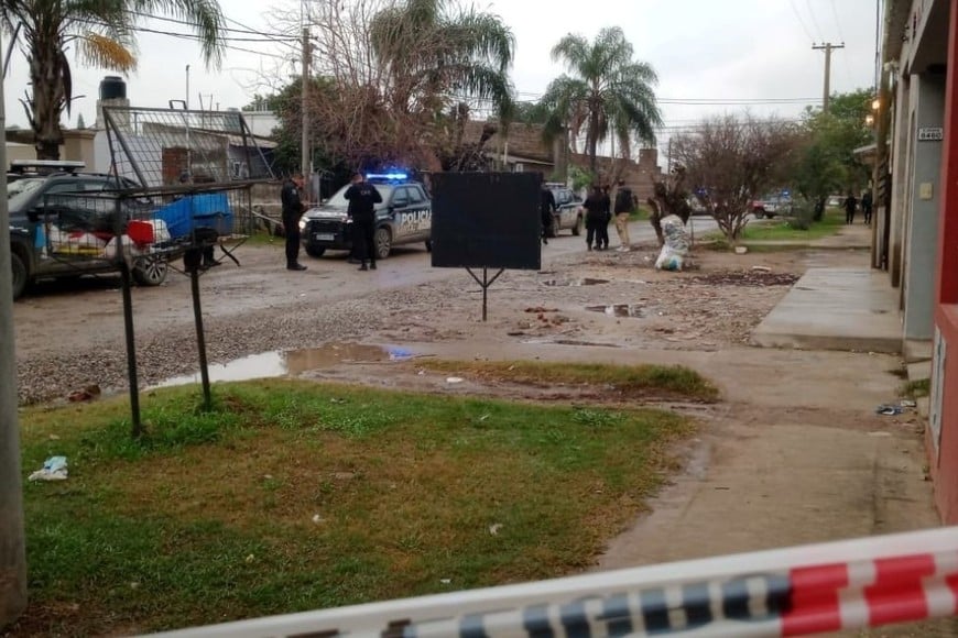 policía herido barrio Nueva Esperanza