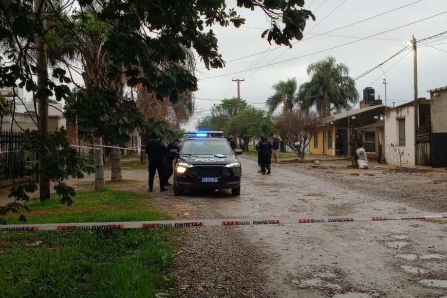 policía herido barrio Nueva Esperanza