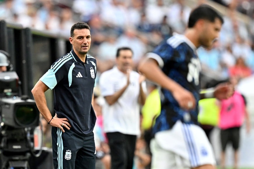 Soccer Football - International Friendly - Argentina v Honduras - Kyle Field, College Station, Texas, U.S. - June 6, 2026
Argentina coach Lionel Scaloni IMAGN IMAGES via Reuters/Maria Lysaker