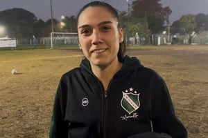 Nebuloni se mostró conforme con la tarea de su equipo en la ida. Foto: Pablo Busso.