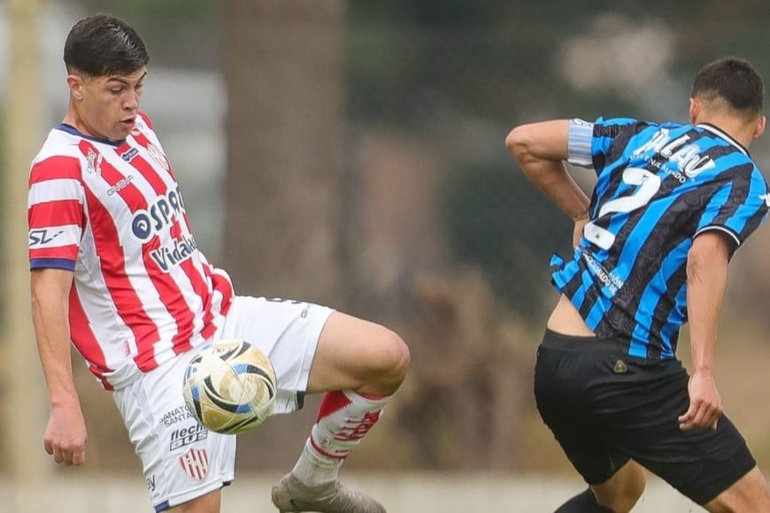 Valentín Cerrudo abrió la cuenta para el equipo de Trionfini. Foto: Prensa Unión.