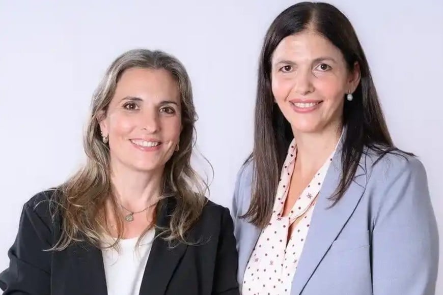 La Dra. María Emilia Vicentín y la abogada Carola Regis.