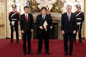 Hoshino Yoshitaka, Embajador del Japón. Crédito: Cancillería