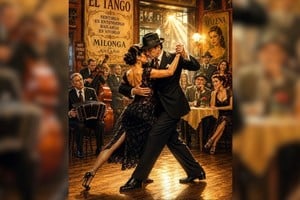 Así se baila el tango, sintiendo en la cara la sangre que sube a cada compás.
