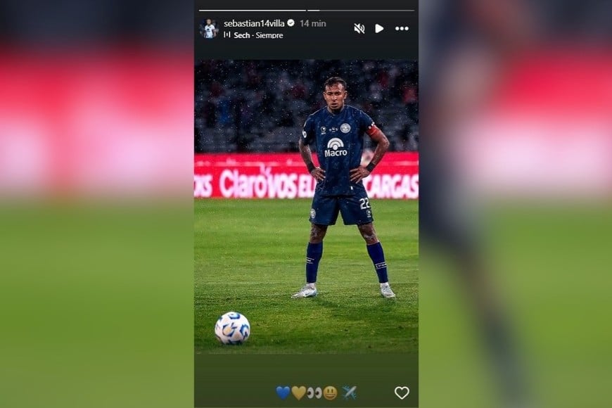 El posteo de Villa que encendió las redes sociales. Foto: Captura redes sociales.