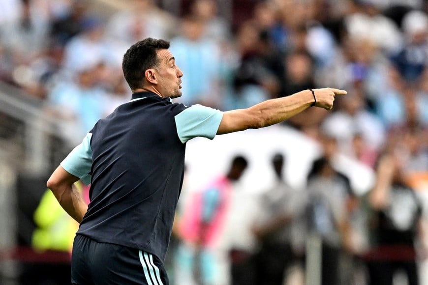 Soccer Football - International Friendly - Argentina v Honduras - Kyle Field, College Station, Texas, U.S. - June 6, 2026
Argentina coach Lionel Scaloni IMAGN IMAGES via Reuters/Maria Lysaker