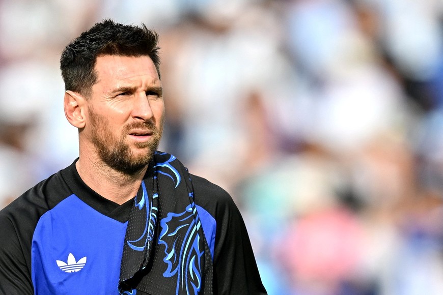 Soccer Football - International Friendly - Argentina v Honduras - Kyle Field, College Station, Texas, U.S. - June 6, 2026
Argentina's Lionel Messi during the warm up before the match IMAGN IMAGES via Reuters/Maria Lysaker